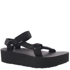 TEVA Women's Flatform Universal Sandal in Black, Size 11